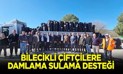 Bilecikli Çiftçilere Damlama Sulama Desteği