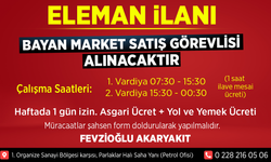 BAYAN MARKET SATIŞ GÖREVLİSİ ALINACAKTIR