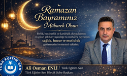 Ali Osman Enli Ramazan Bayramı Tebriği