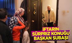 İftarın sürpriz konuğu Başkan Subaşı