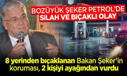 Bozüyük Şeker Petrol'de silah ve bıçaklı olay