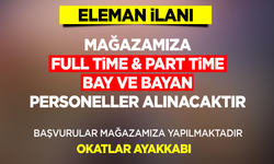 OKATLAR ELEMAN İLANI