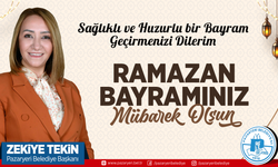 Pazaryeri Belediye Başkanlığı Ramazan Bayramı Kutlama Mesajı