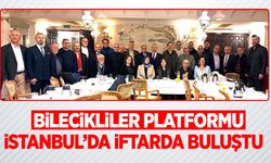 Bilecikliler Platformu İstanbul’da İftarda Buluştu