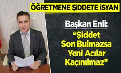 Öğretmene Şiddete İsyan