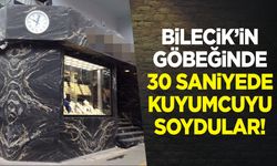 Bilecik'te 30 saniyede kuyumcuyu soydular