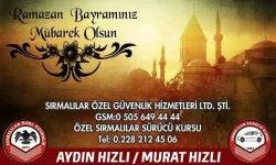 SIRMALILAR SÜRÜCÜ KURSU RAMAZAN BAYRAMI TEBRİĞİ