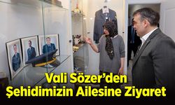 Vali Sözer’den Şehidimizin Ailesine Anlamlı İftar Ziyareti