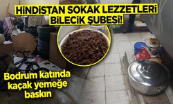 Bilecik'te bodrum katında kaçak yemeğe baskın