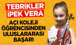 Açı Koleji Öğrencisinden Uluslararası Başarı