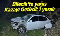 Bilecik'te yağış Kazayı Getirdi: 1 yaralı