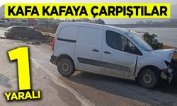 Bilecik'te iki otomobil kafa kafaya çarpıştı: 1 yaralı