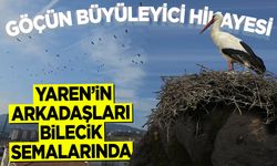 Göçün büyüleyici hikayesi: Yaren'in arkadaşları Bilecik semalarında