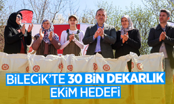 Bilecik’te 30 Bin Dekarlık Ekim Hedefi