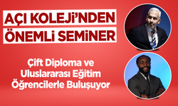 Açı Koleji'nden önemli seminer