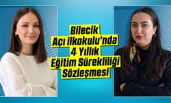 Bilecik Açı İlkokulu’nda 4 Yıllık Eğitim Sürekliliği Sözleşmesi