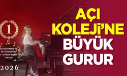 Açı Koleji'ne Büyük Gurur