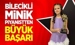 Bilecikli Minik Piyanistten Büyük Başarı