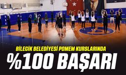 Bilecik Belediyesi POMEM Kurslarında %100 Başarı