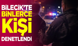 Bilecik'te binlerce kişi denetlendi