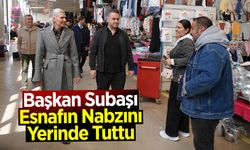 Başkan Subaşı Esnafın Nabzını Yerinde Tuttu