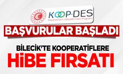 Bilecik'te Kooperatiflere Hibe Fırsatı