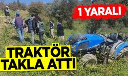 Bilecik'te Traktör takla attı: 1 yaralı