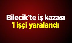 Bilecik'te iş kazası: 1 işçi yaralandı