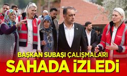Başkan Subaşı Çalışmaları Sahada İzledi