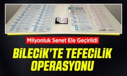 Bilecik’te Tefecilik Operasyonu: Milyonluk Senet Ele Geçirildi