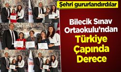 Bilecik Sınav Ortaokulu’ndan Türkiye Çapında Derece