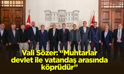 Vali Sözer: ''Muhtarlar devlet ile vatandaş arasında köprüdür''