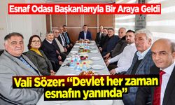 Vali Sözer: ''Devlet her zaman esnafın yanında''