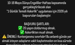 Temsili Askerlik Başvuruları Başladı