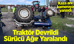 Bilecik'te Traktör Devrildi: Sürücü Ağır Yaralandı