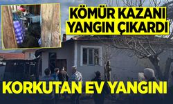 Ev Yangını Korkuttu: Alevler Kazandan Çıktı