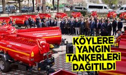 Köylere 31 Yangın Tankeri Dağıtıldı