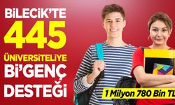445 Üniversiteliye Bi’Genç Desteği