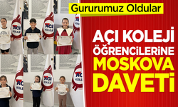 Açı Koleji Öğrencilerine Moskova Daveti