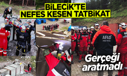 Bilecik'te ANDA'dan nefes kesen tatbikat