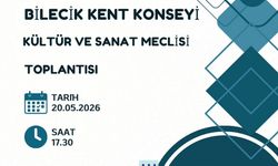 Bilecik Kent Konseyi’nden Kültür Sanat Meclisi Toplantı Duyurusu