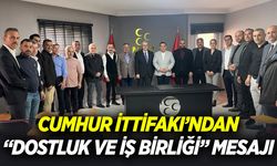 Cumhur İttifakı’ndan “dostluk ve iş birliği” mesajı