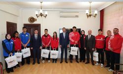 Genç Sporculardan Kaymakam Yayabaşı’na Gençlik Haftası Ziyareti