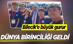 Bilecik'e büyük gurur: Dünya birinciliği geldi