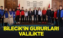 Bilecik'in gururları Valilikte