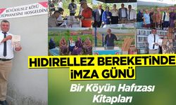 HIDIRELLEZ BEREKETİNDE İMZA GÜNÜ
