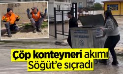 Çöp konteyneri akımı Söğüt'e sıçradı