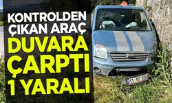 Bilecik'te Kontrolden Çıkan Araç Duvara Çarptı: 1 yaralı