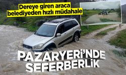 Pazaryeri’nde Taşkın Alarmına Karşı Seferberlik