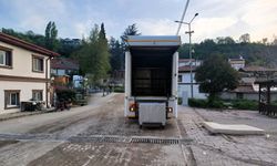 Söğüt’te Konteynerler Dezenfekte Edildi